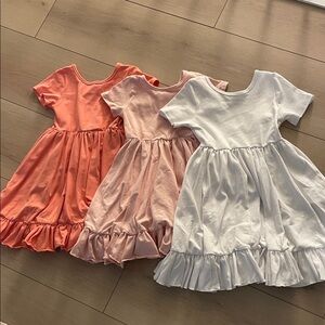 Girlhood by Little Stocking Co, Lot of 3 Twirl Dresses, 7, EUC
